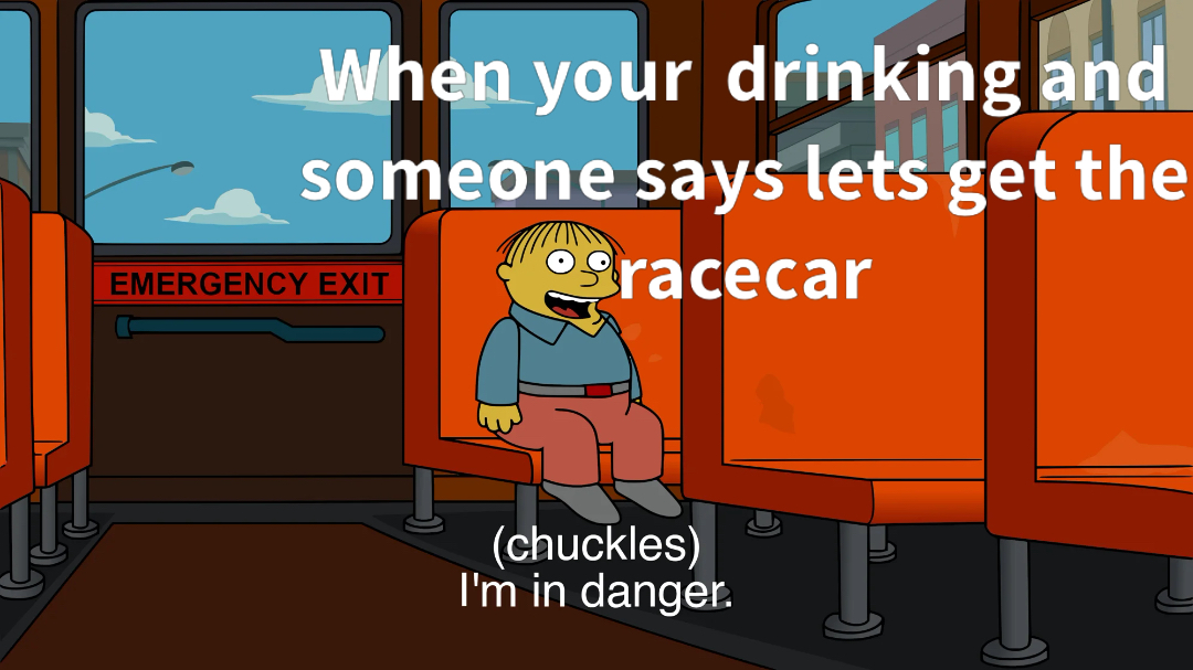 (Chuckles) I’m in danger. meme | image tagged in memes | made with Piñata Farms meme generator