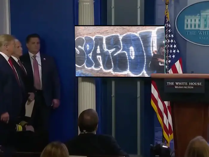 Trump shares important media: green screen meme | image tagged in memes | made with Piñata Farms meme generator