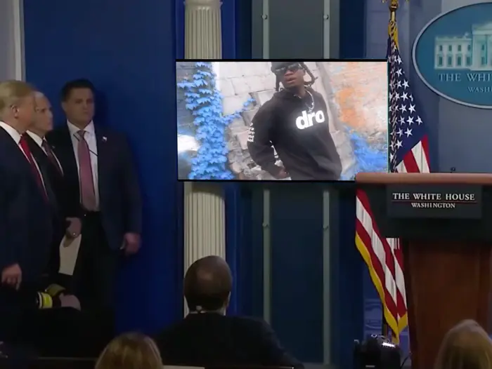 Trump shares important media: green screen meme | image tagged in memes | made with Piñata Farms meme generator