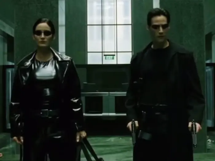The Matrix - hall fight meme | image tagged in memes | made with Piñata Farms meme generator