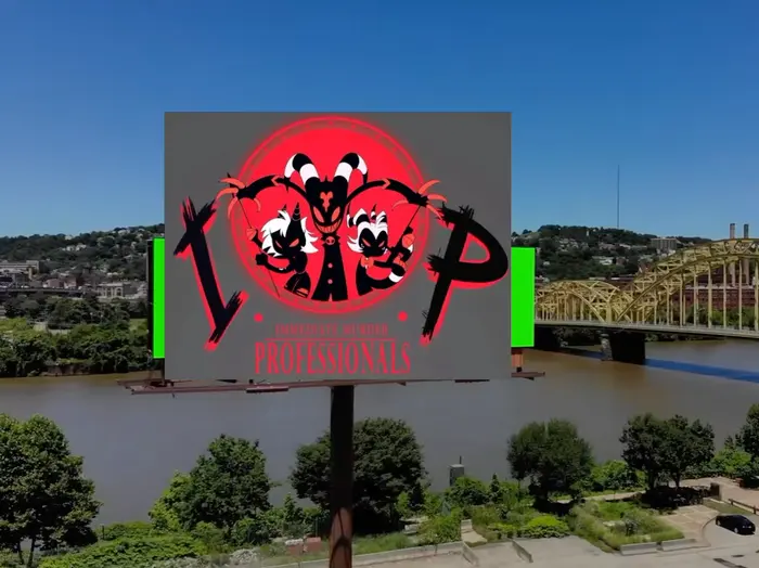 Large billboard with green screen meme | image tagged in memes | made with Piñata Farms meme generator