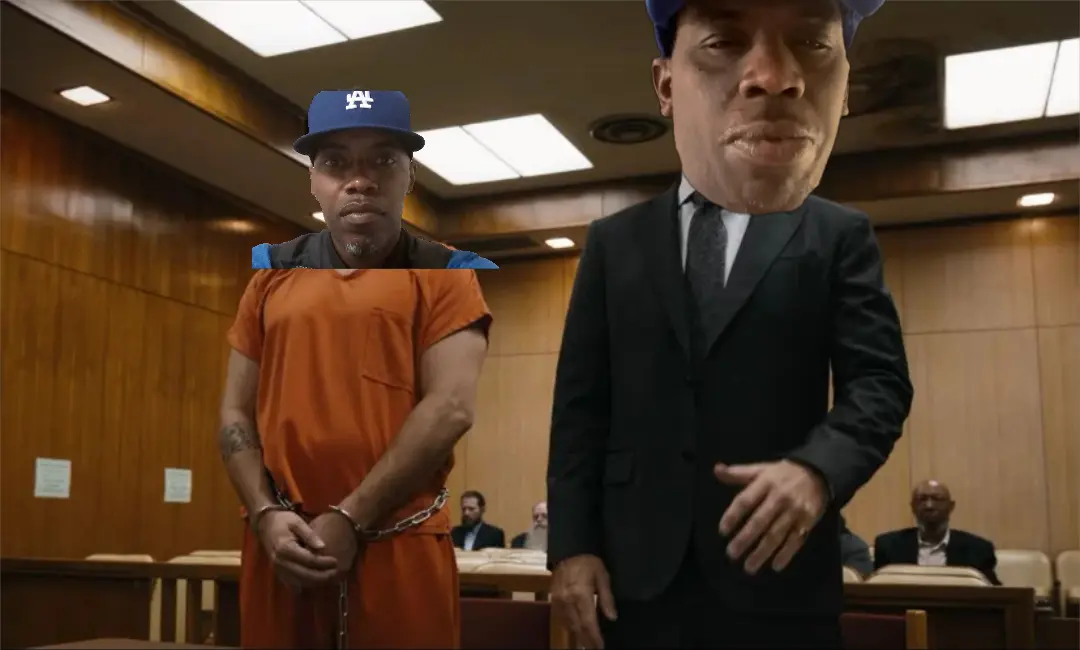 Saul Goodman In Court meme | image tagged in memes | made with Piñata Farms meme generator