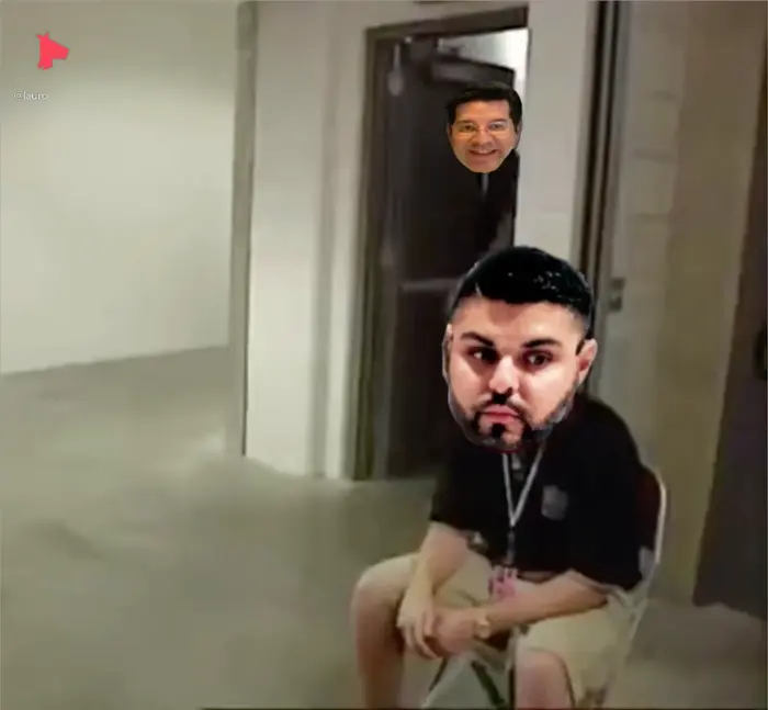 The Rock backstage meme | image tagged in memes | made with Piñata Farms meme generator