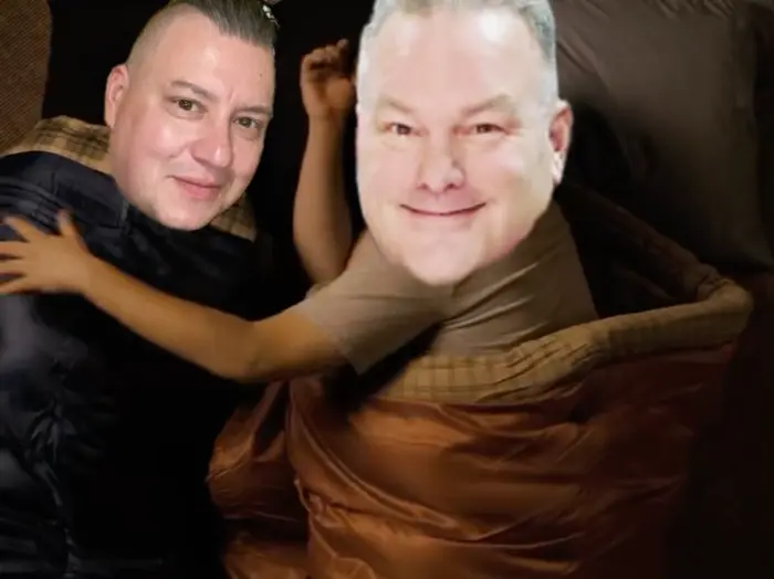 Whisper in the ear meme | image tagged in memes | made with Piñata Farms meme generator