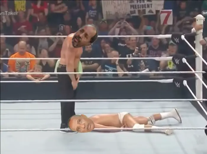 Brock Lesnar WWE wrestling meme | image tagged in memes | made with Piñata Farms meme generator