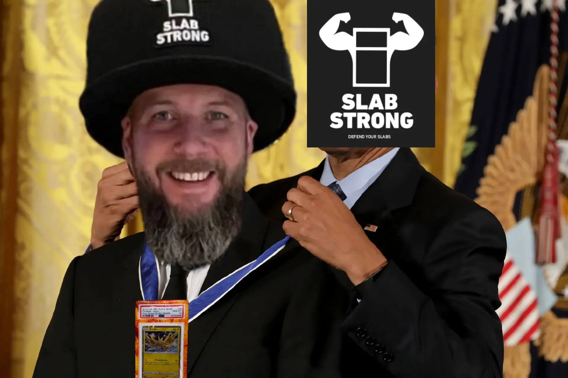 obama and obama meme | image tagged in memes | made with Piñata Farms meme generator