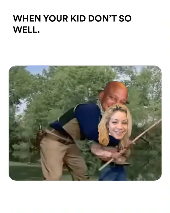 John Wayne Throws Kid In Water meme | WHEN YOUR KID DON’T SO
WELL. | image tagged in memes | made with Piñata Farms meme generator