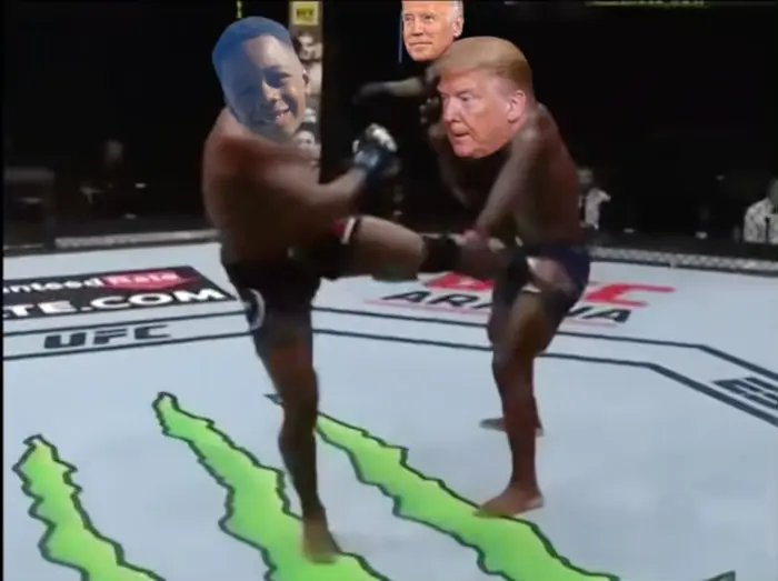 Joaquin Buckley knock out Impa Kasanganay meme | image tagged in memes | made with Piñata Farms meme generator