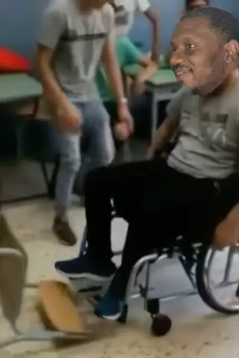 F1 wheelchair pitstop meme | image tagged in memes | made with Piñata Farms meme generator