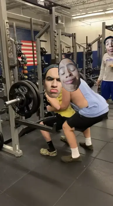 man farts lifting a heavy weight meme | image tagged in memes | made with Piñata Farms meme generator