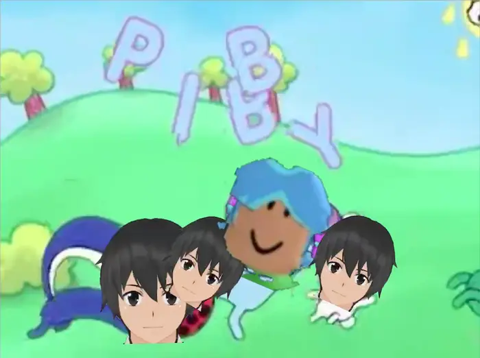Learning with pibby meme | @bandu HATES HIS SENPAI BABYS | image tagged in memes | made with Piñata Farms meme generator