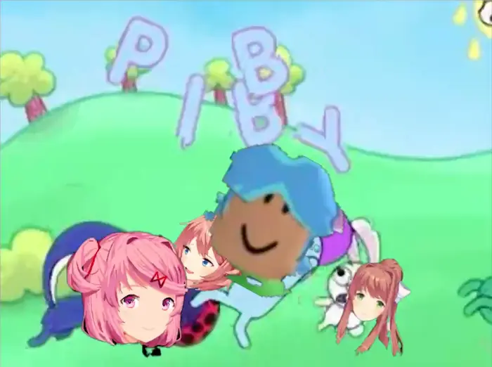 Learning with pibby meme | @bandu | image tagged in memes | made with Piñata Farms meme generator