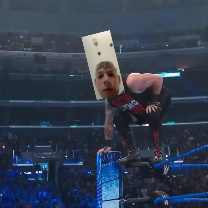 WWE top rope body slam meme | image tagged in memes | made with Piñata Farms meme generator