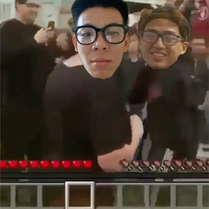 two men are fighting on the street meme | image tagged in memes | made with Piñata Farms meme generator