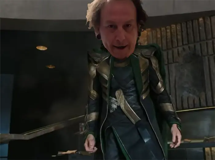 The Avengers - Loki and Hulk meme | image tagged in memes | made with Piñata Farms meme generator