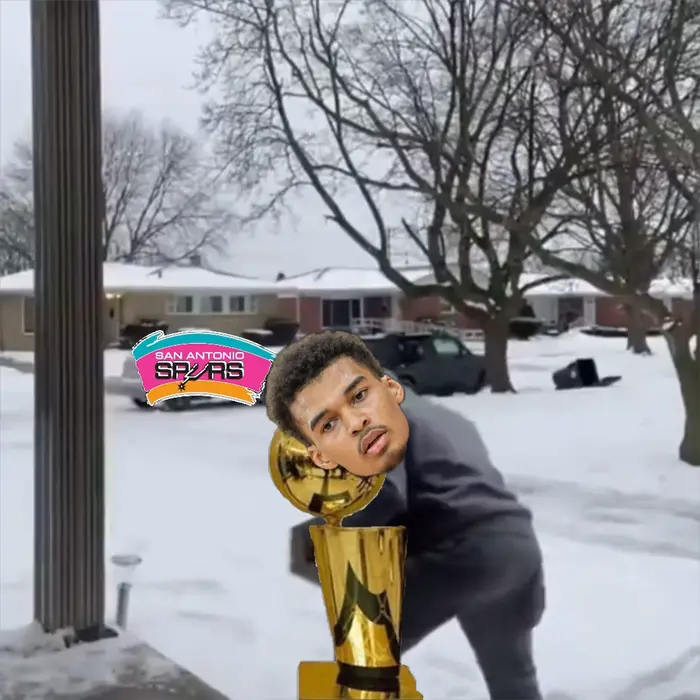 Guy tried to steal package meme | Spurs vs warriors | image tagged in memes | made with Piñata Farms meme generator