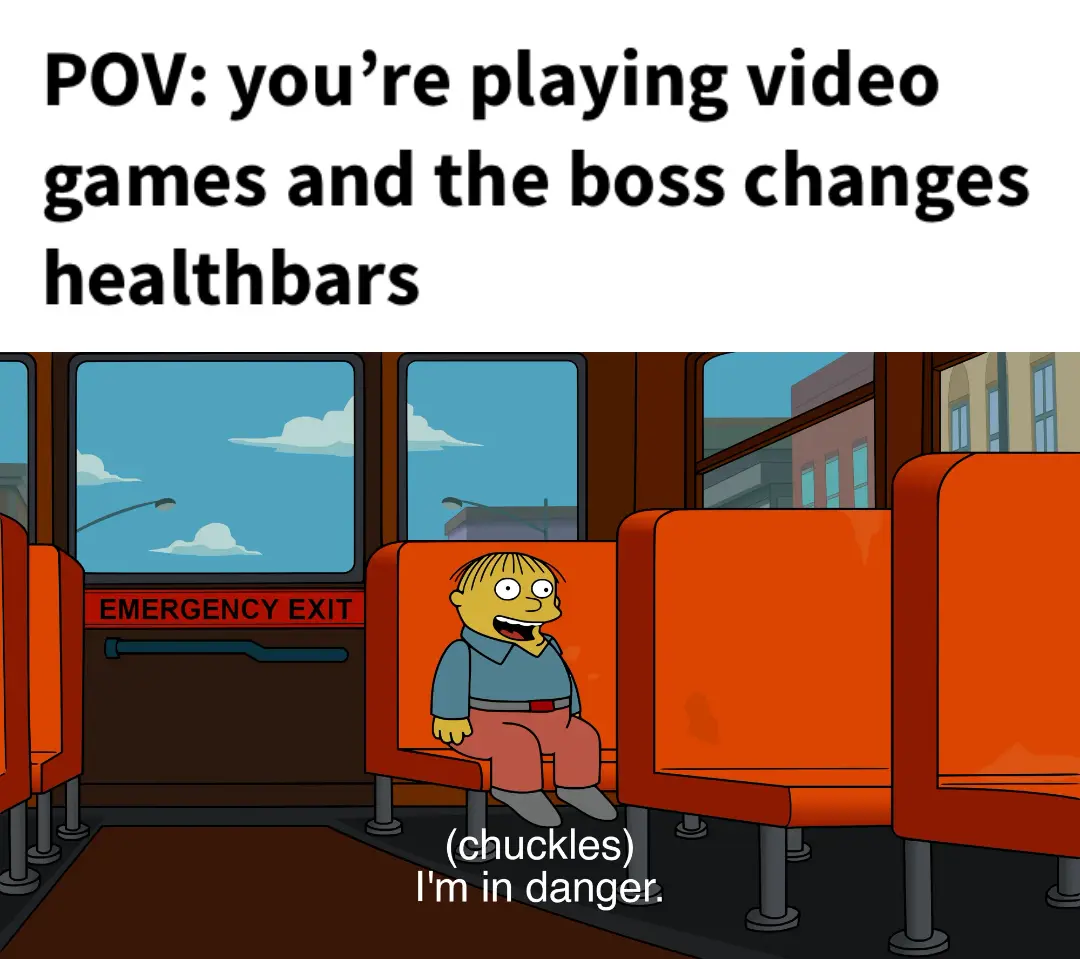 (Chuckles) I’m in danger. meme | image tagged in memes | made with Piñata Farms meme generator