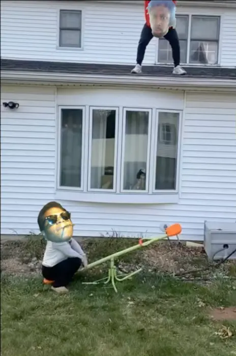 Launching girl from swing meme | image tagged in memes | made with Piñata Farms meme generator