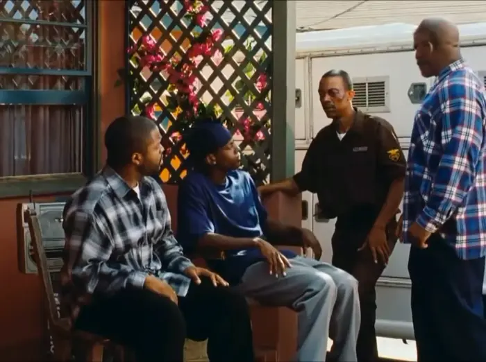 Friday - The Chain scene meme | image tagged in memes | made with Piñata Farms meme generator