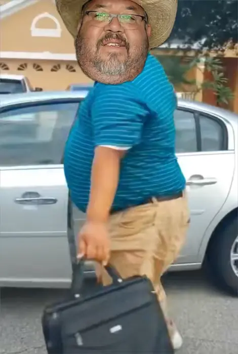 Big man dancing and twerking meme | image tagged in memes | made with Piñata Farms meme generator