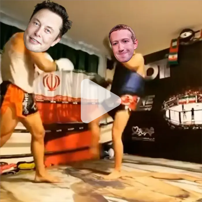 Elon Musk VS Mark video meme - Piñata Farms - The best meme generator ...