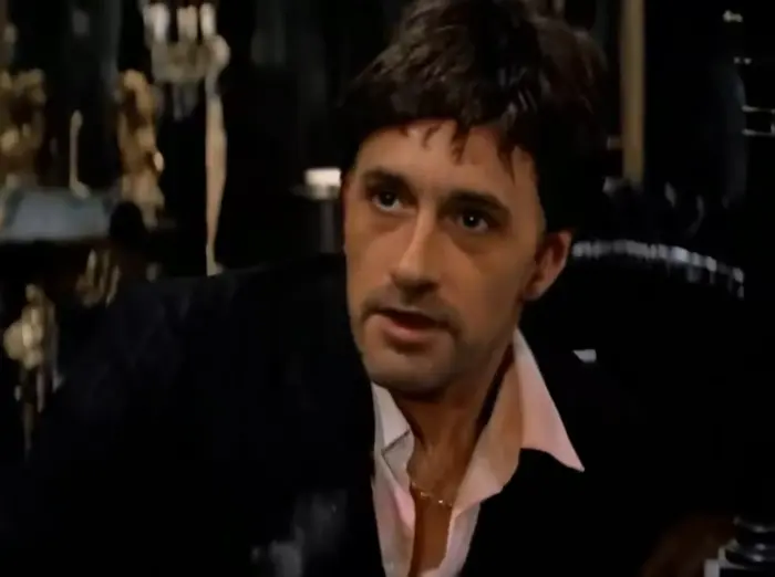 Scarface - Say Hello To My Little Friend meme | image tagged in memes | made with Piñata Farms meme generator