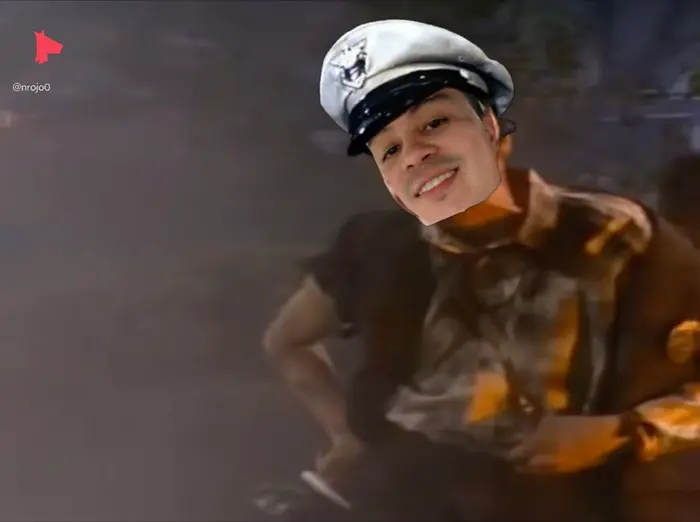 In Living Color - Fire Marshall Bill meme | image tagged in memes | made with Piñata Farms meme generator