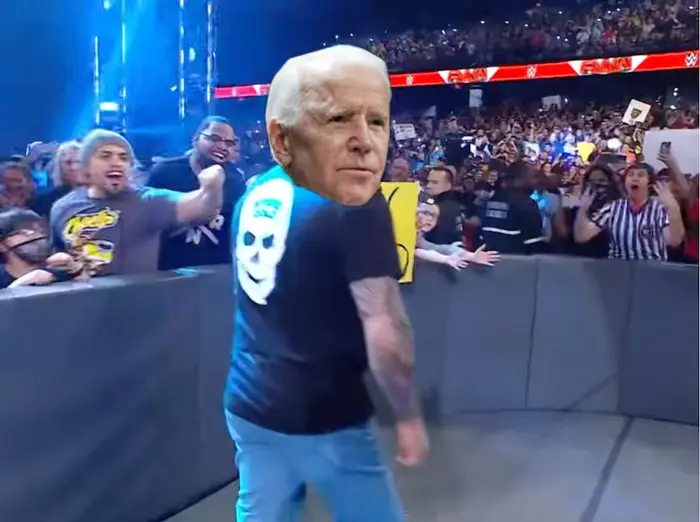 “Stone Cold” Kevin Owens entrance on Raw (part 2) meme | image tagged in memes | made with Piñata Farms meme generator