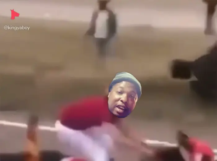 a man bumps into a car on a horse meme | image tagged in memes | made with Piñata Farms meme generator