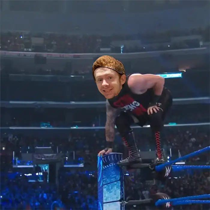 WWE top rope body slam meme | image tagged in memes | made with Piñata Farms meme generator