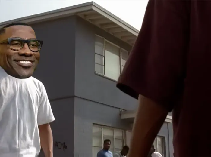 Cane vs. Ilena`s cousin in Menace 2 Society meme | image tagged in memes | made with Piñata Farms meme generator
