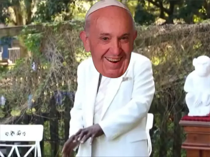 Bishop Bullwinkle - Hell To Da Naw,Naw,Naw meme | image tagged in memes | made with Piñata Farms meme generator