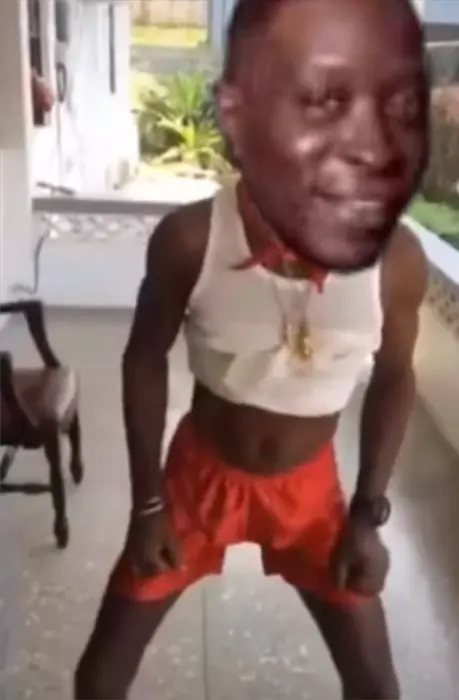 Old man belly dancing to Getcha Sum meme | image tagged in memes | made with Piñata Farms meme generator