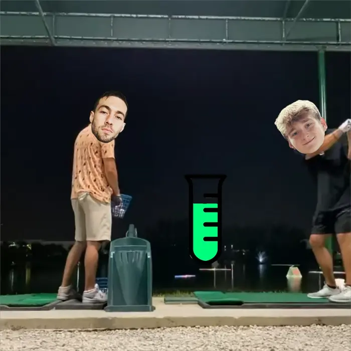 Training on the driving range meme | image tagged in memes | made with Piñata Farms meme generator