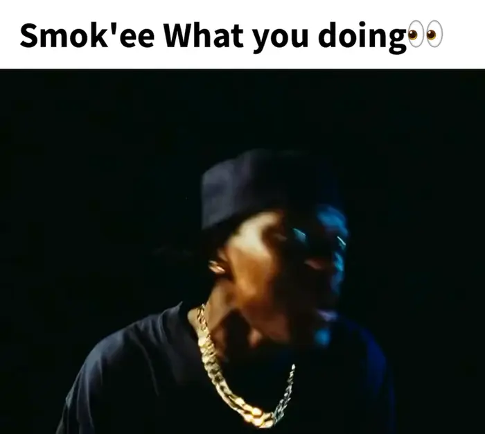 Friday - Knocked out meme | Smokee Rob BLING | image tagged in memes | made with Piñata Farms meme generator