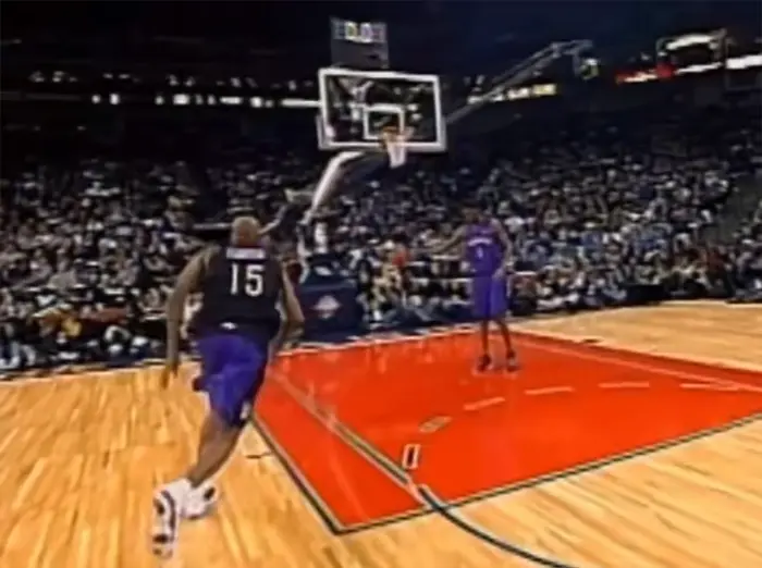 Vince Carter dunk contest highlight meme | image tagged in memes | made with Piñata Farms meme generator