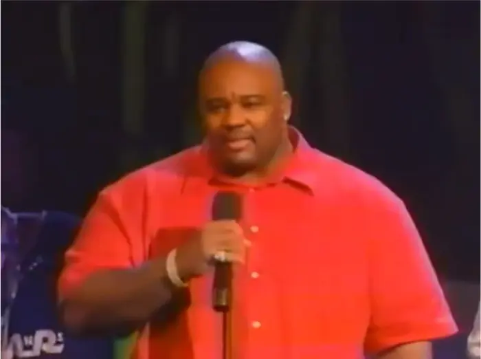 Suge Knight with Danny Boy on stage of The Source Awards meme | image tagged in memes | made with Piñata Farms meme generator