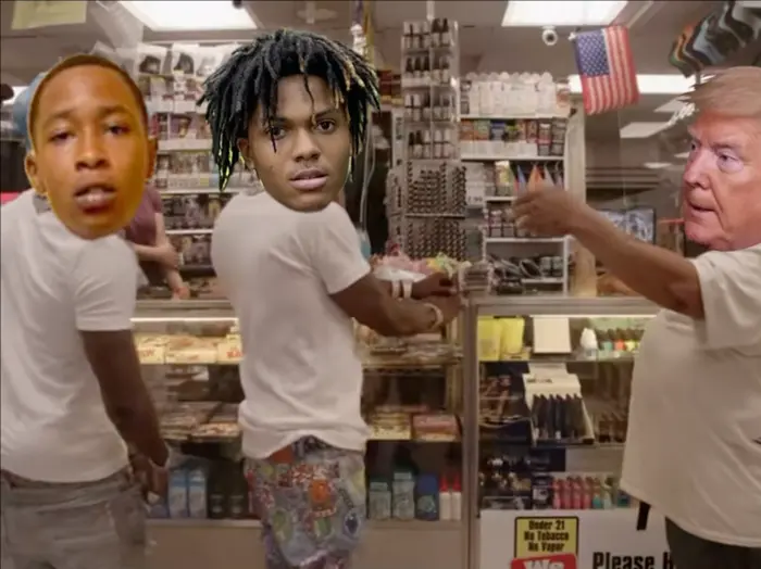 Boosie Badazz feat. DaBaby - Period meme | image tagged in memes | made with Piñata Farms meme generator