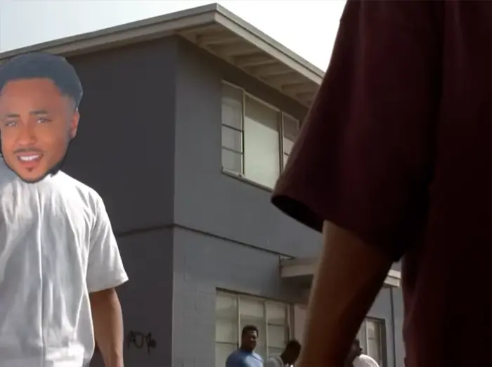 Cane vs. Ilena`s cousin in Menace 2 Society meme | image tagged in memes | made with Piñata Farms meme generator