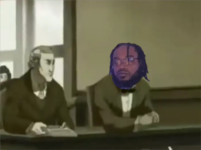 Boondocks - court meme | image tagged in memes | made with Piñata Farms meme generator