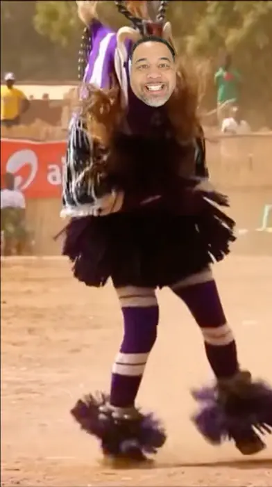 Zaouli Dance meme | image tagged in memes | made with Piñata Farms meme generator