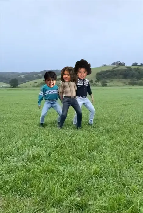 Cowboy dance trio meme | image tagged in memes | made with Piñata Farms meme generator