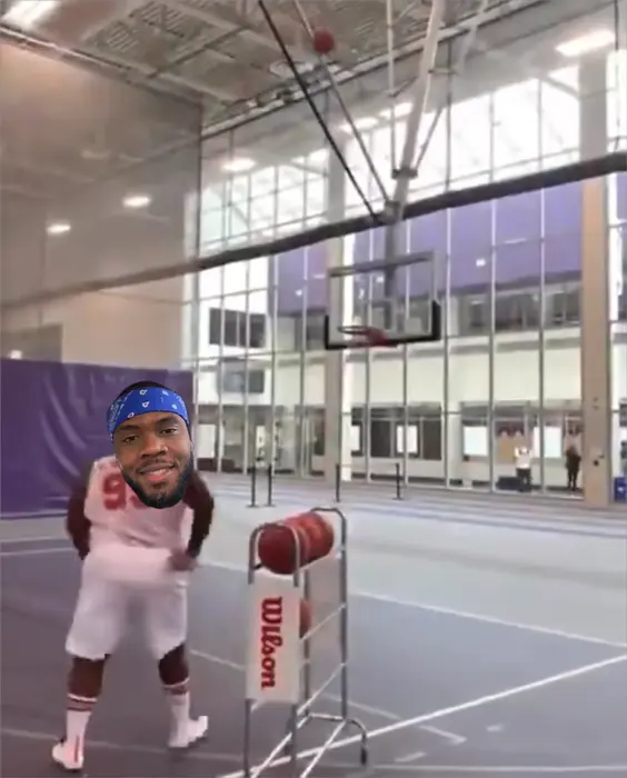 Bad basketball player meme | image tagged in memes | made with Piñata Farms meme generator