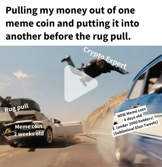 Rug pulls in crypto are real video meme - Piñata Farms - The best meme ...