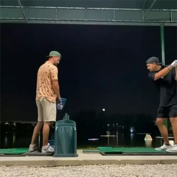 Training on the driving range meme | image tagged in memes | made with Piñata Farms meme generator