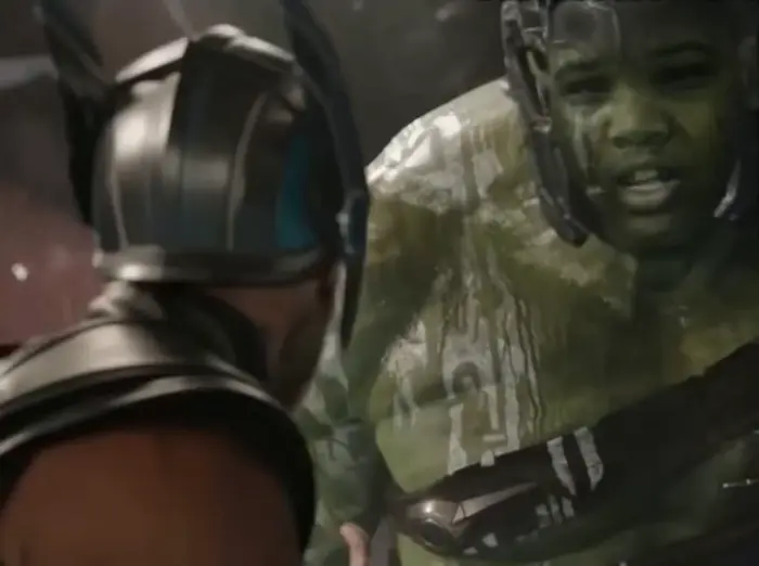 Thor: Ragnarok - Thor vs Hulk meme | image tagged in memes | made with Piñata Farms meme generator