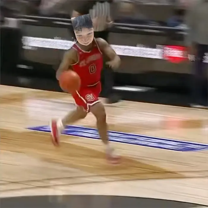 didn't hit the ball in the hoop meme | image tagged in memes | made with Piñata Farms meme generator