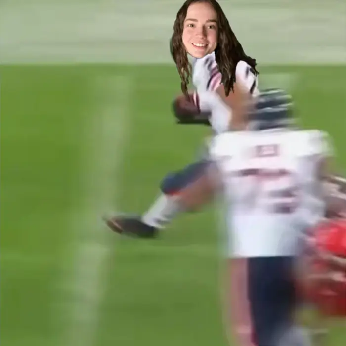 Football Juke meme | image tagged in memes | made with Piñata Farms meme generator