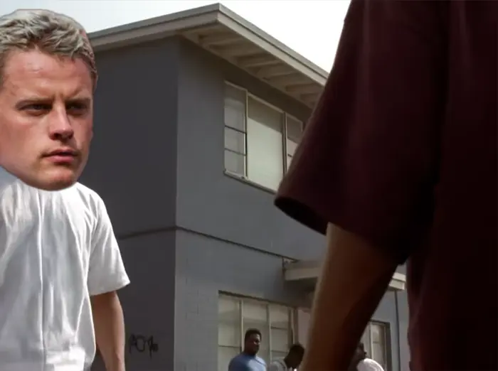 Cane vs. Ilena`s cousin in Menace 2 Society meme | image tagged in memes | made with Piñata Farms meme generator