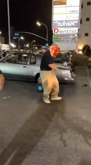 Dude shows off his dance moves meme | image tagged in memes | made with Piñata Farms meme generator